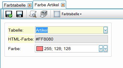 Farbtabelle